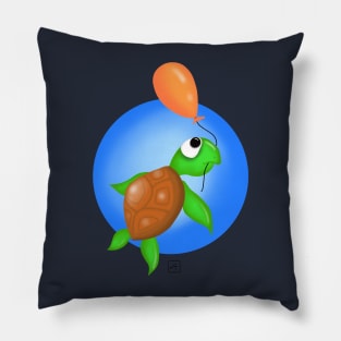 Turtle with a Balloon Pillow