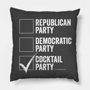 The Cocktail Party Pillow