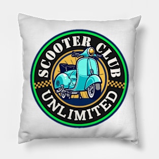 SCOOTER CLUB UNLIMITED Pillow
