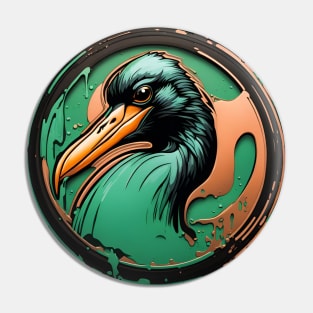 Lyver bird Pin