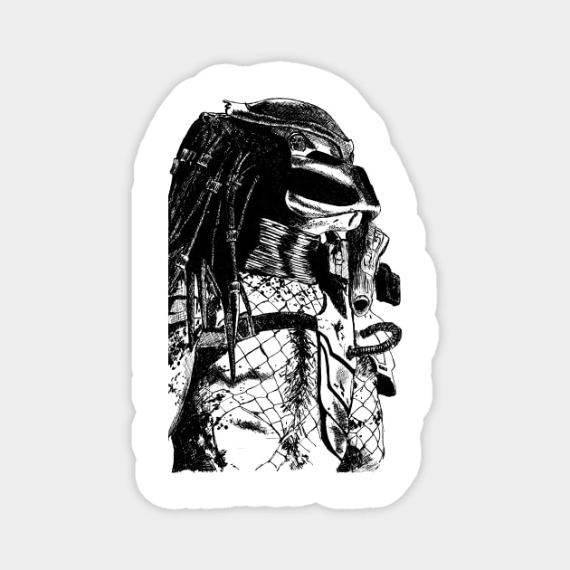 Predator Art Magnet by theblackcross