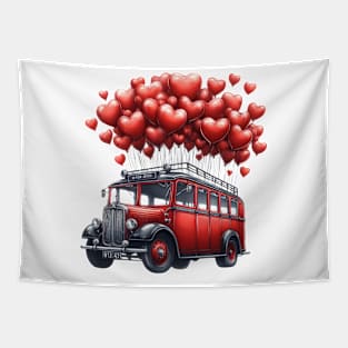 Valentine Bus Tapestry