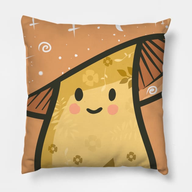 Cute mushroom Pillow by Mimie20