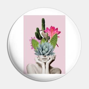 Cactus Lady Pin