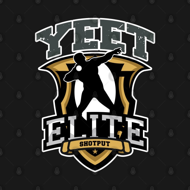 Yeet Elite Shotput Badge Track N Field Athlete by atomguy