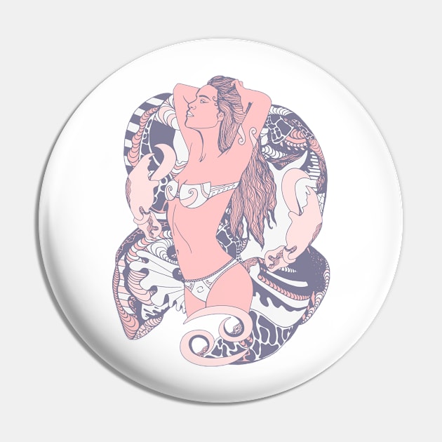 Npink Cancer Beauty Pin by kenallouis