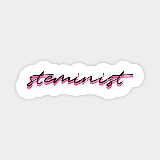 Steminist Hot Pink Magnet