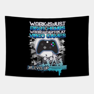 Funny Gamer Motivation Tapestry