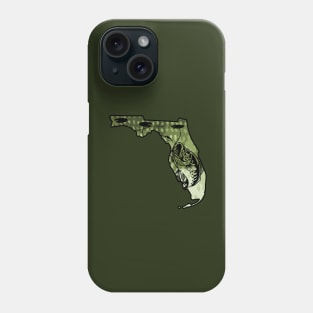 Big Bass Fishing Florida State Largemouth Bass Fisherman Bass Boat Favorite Phone Case