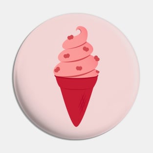 Heart Ice Cream Pin