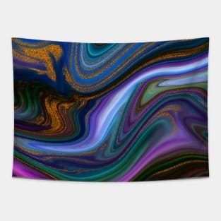 Glitter Liquid Marble 6 Tapestry