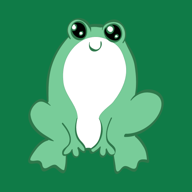 Cute Happy Frog by saradaboru