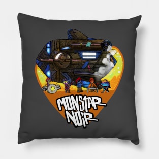 Monstar Noir Ship Pillow