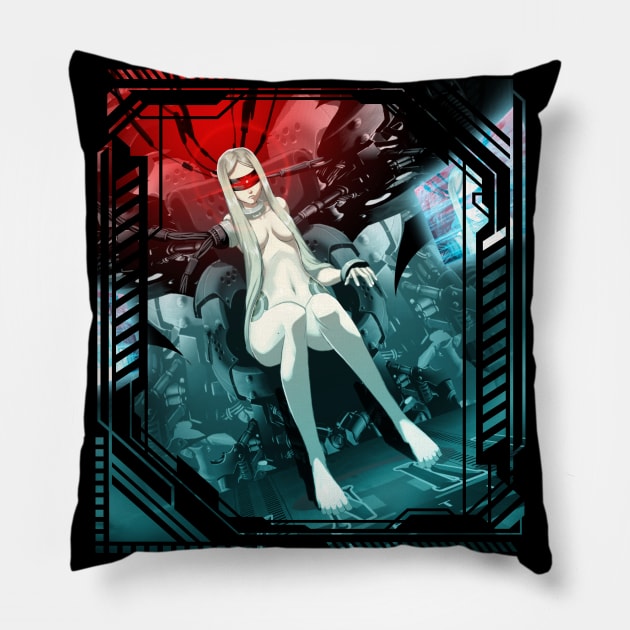 Red Horizon - Eva - Revoke Pillow by JascoGames