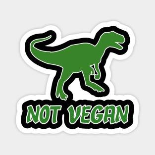 dinosaur vegan Magnet