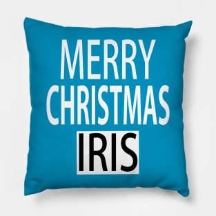 Merry Christmas Iris Pillow