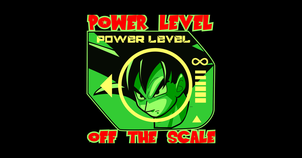 Goku Power level Dragon Ball Z Sticker TeePublic