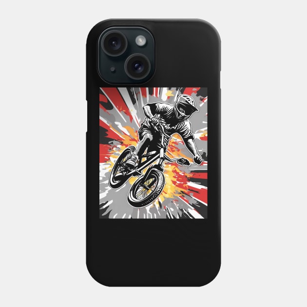 BMX Biker Phone Case by animegirlnft