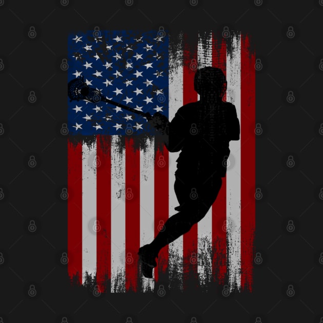 lacrosse american flag by JayD World