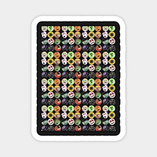 Halloween Ghouls Pattern Magnet