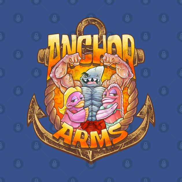 Anchor Arms Spongebob Tank Top TeePublic