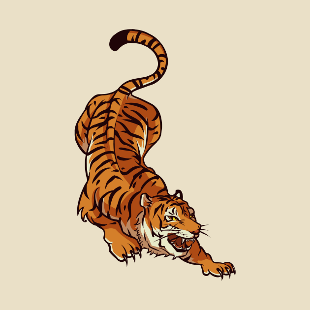 Tiger Ambush by KucingKecil