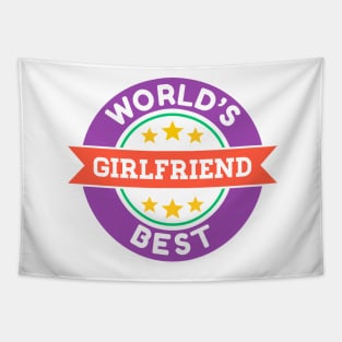 World's Best Girlfriend Tapestry