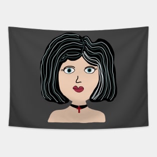 Mature Goth Tapestry