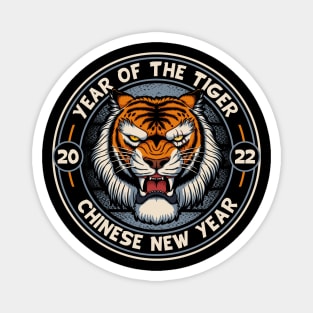 2022 Year Of the Tiger Chinese Zodiac New Year Magnet