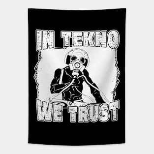 In Tekno We Trust Rave DJ Tapestry