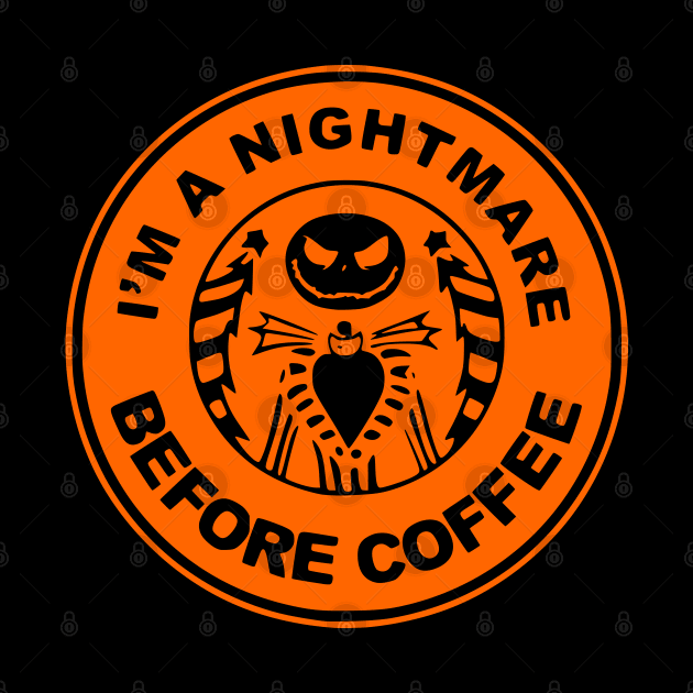 Nightmare Before Coffee by Lifeline/BoneheadZ Apparel