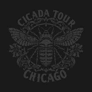 Great Cicada Comeback Tour 2024 Chicago Insect Invasion T-Shirt