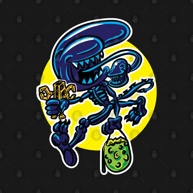 Xenomorph Trick or Treater by eShirtLabs