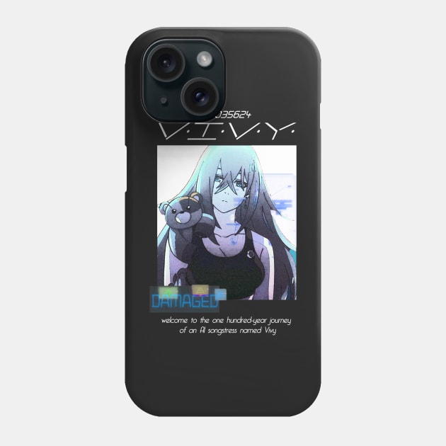 Vivy: Fluorite Eyes Song ''DAMAGED'' V1 Anime Manga Phone Case by riventis66