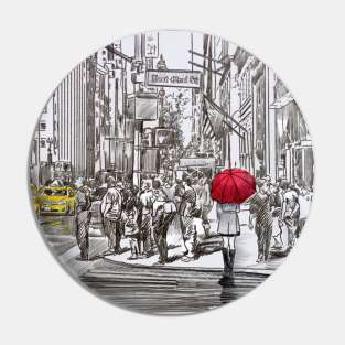 East 42nd St walk Pin