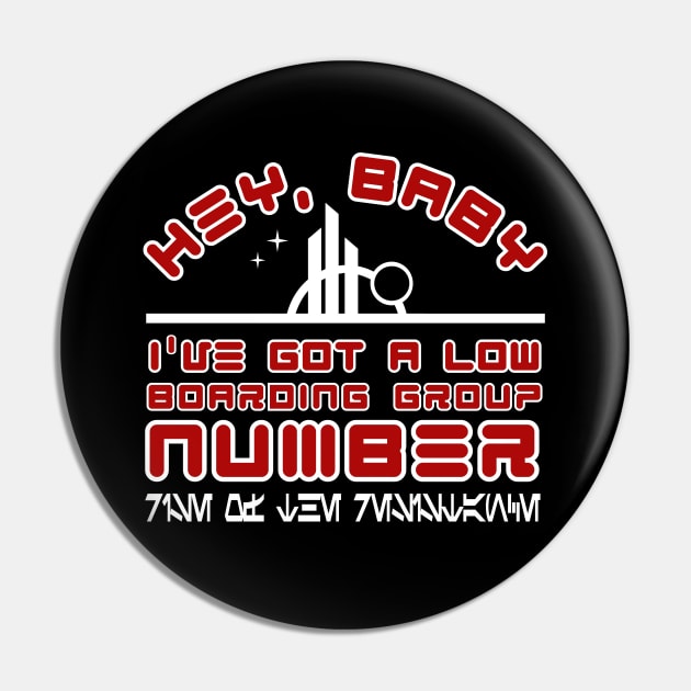 Low Boarding Group Pin by PopCultureShirts