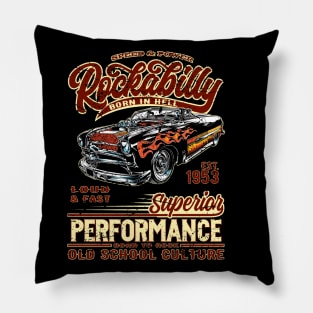 Rockabilly Hot rod Pillow