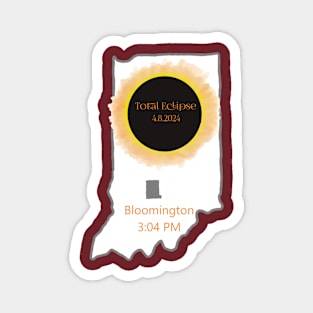 Total Eclipse Indiana 2024 - Monroe County Magnet