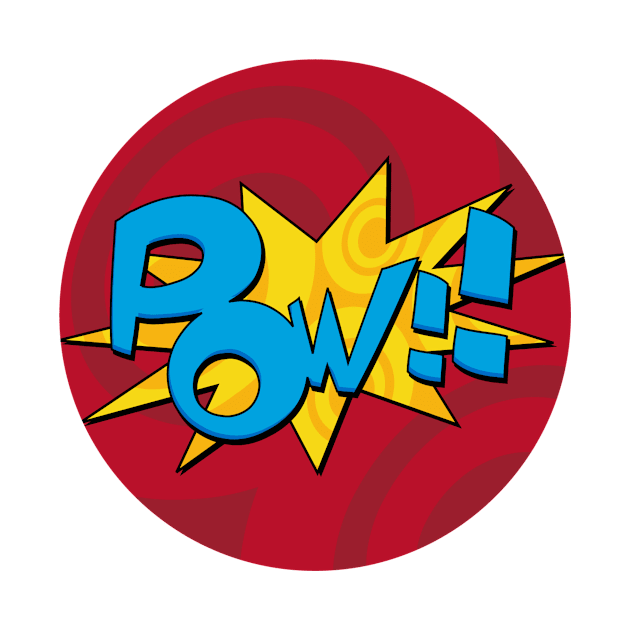 Pow Comic Book Design by markmurphycreative