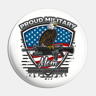 Military Mom Soldier Support Pin