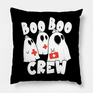 Boo Boo Crew // Funny Nurse Halloween Ghosts // Cute Hospital Halloween Pillow