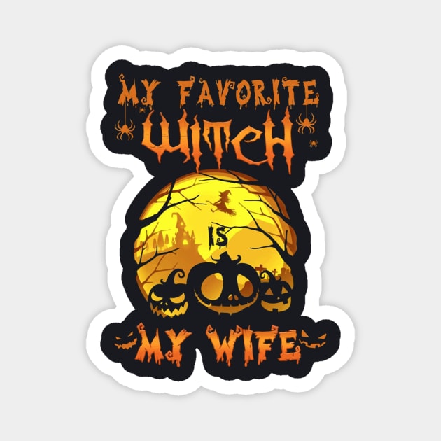 My Favorite Witch My Wife Magnet by dieukieu81