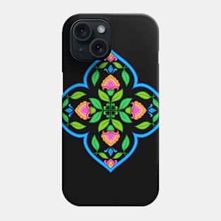 Ethnic tradition floral design Phone Case