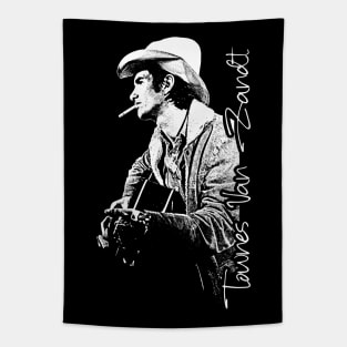 Townes Van Zandt // Retro Style Fan Design Tapestry