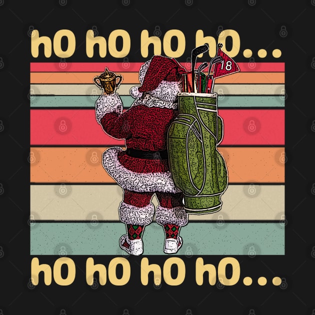 Retro Ho Ho Ho Golf by kiwodesign