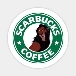 scar lion Scarbucks Coffee Magnet