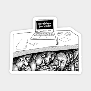 My Imaginary Friends are Weird Magnet