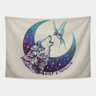 Wolf & Swallow - Moonlight Serenade [NEBULA] Tapestry