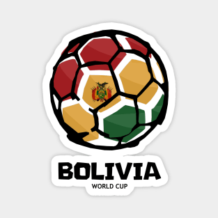 Bolivia Football Country Flag Magnet