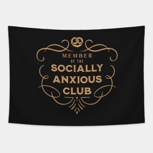 Member of the Socially Anxious Club Tapestry